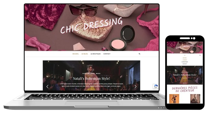 chic-dressing optimisation du SEO des performances et de l'accessibilité du site