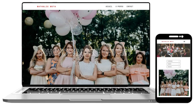photoghe creation theme wordpress sur-mesure avec identité visuelle personnalisée