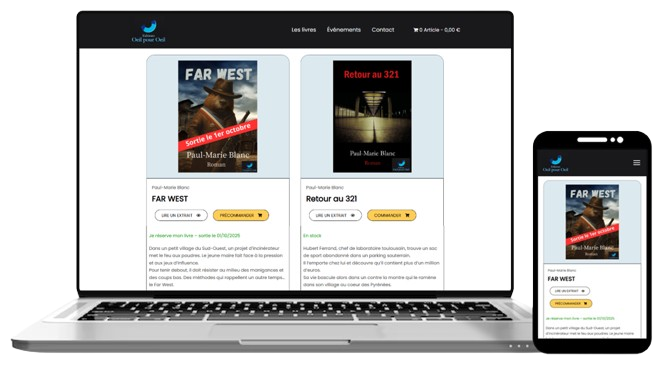 oeilpouroeil creation boutique en ligne avec woocommerce et SEO optimisé